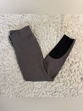 Women’s Size IT46 Grey Equiline Knee Patch Horseback Riding Breeches